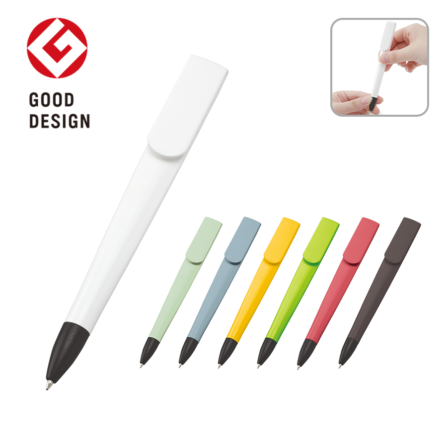 ラペルボールペン（再生ABS）（カラー：7色）