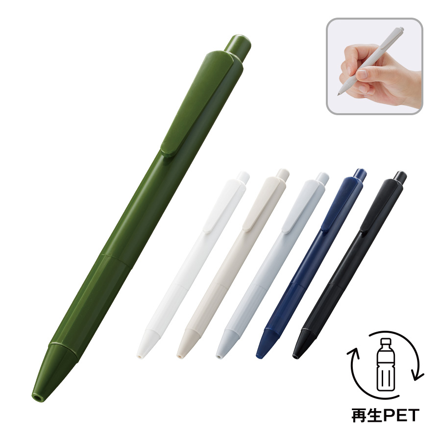 エコボールペン（再生PET）（本体カラー：6色）
