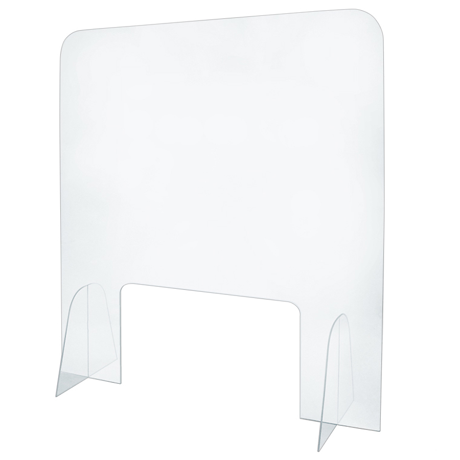 【アウトレット】飛沫防止パーテーション 大判サイズ(700×700）ショップ用（5枚単位でのご注文）