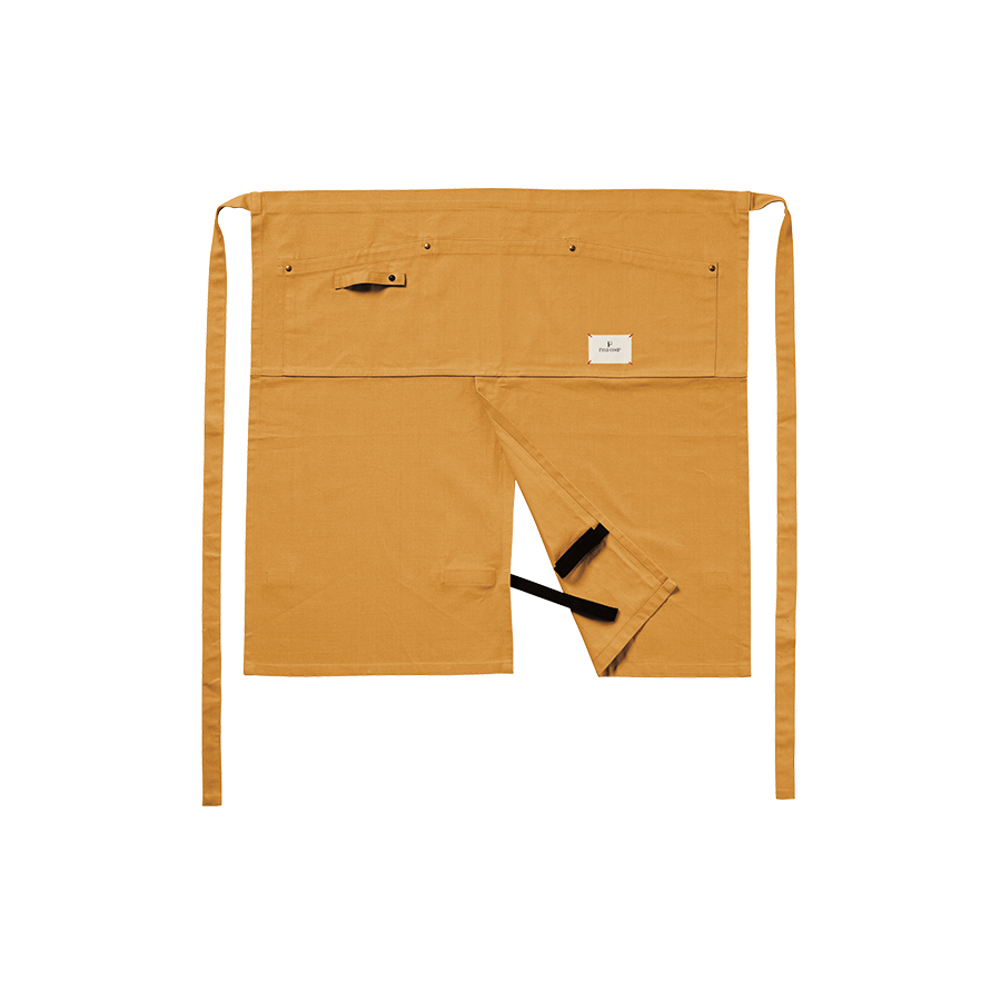 F.O.B COOPオーガニックコットンワークエプロン　ハーフ