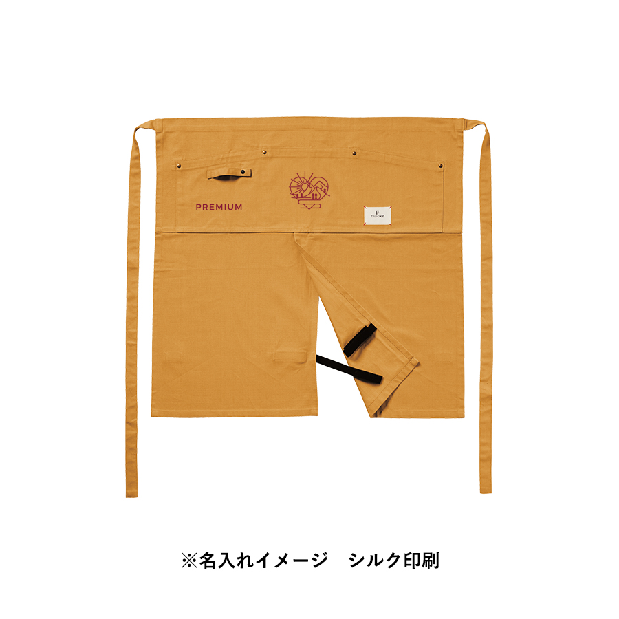 F.O.B COOPオーガニックコットンワークエプロン　ハーフ