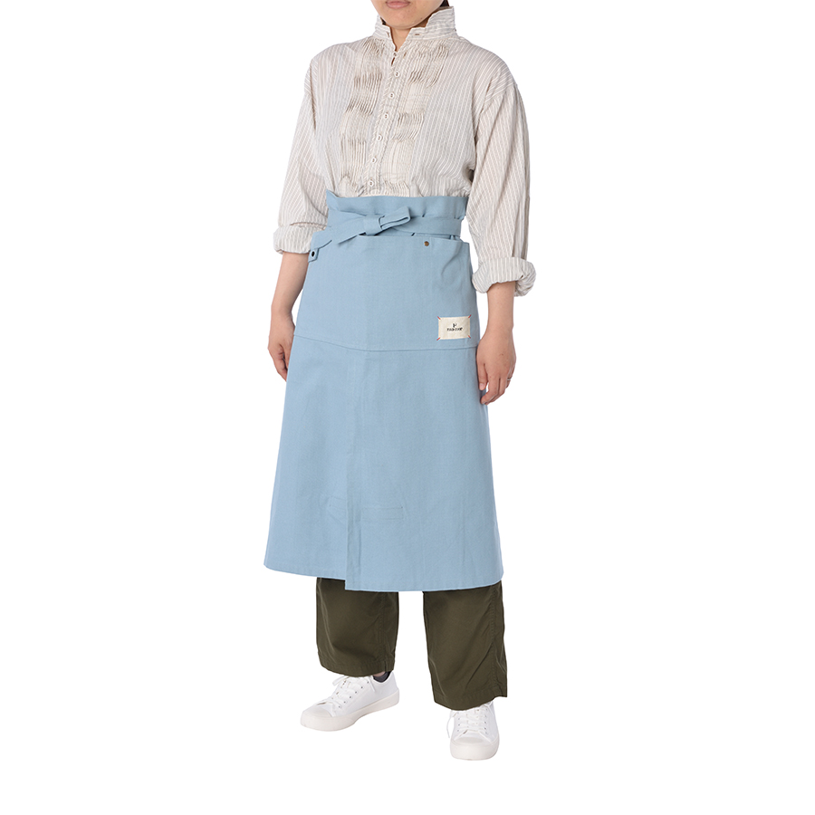 F.O.B COOPオーガニックコットンワークエプロン　ハーフ