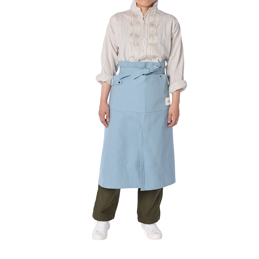 F.O.B COOPオーガニックコットンワークエプロン　ハーフ