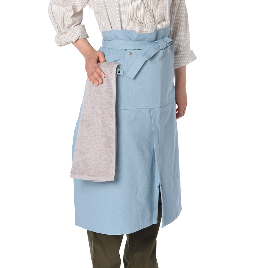 F.O.B COOPオーガニックコットンワークエプロン　ハーフ