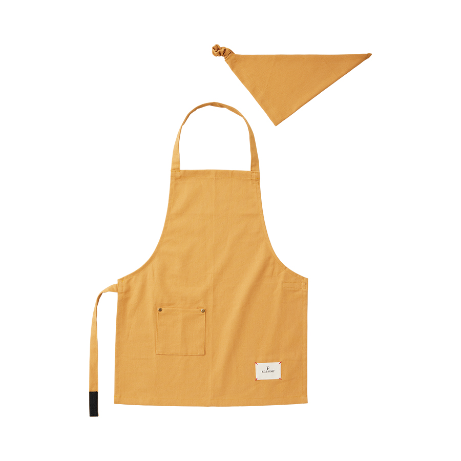 F.O.B COOPオーガニックコットンワークエプロン　キッズ