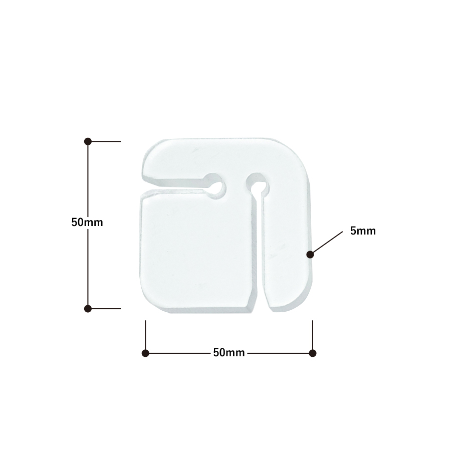 【アウトレット】飛沫防止パーテーション用ジョイントパーツ（2pcs）