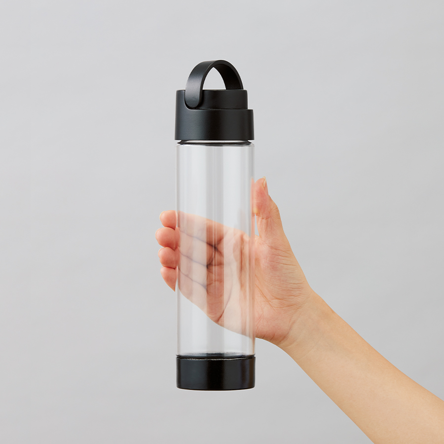 【アウトレット】MOTTERUハンドル付クリアボトル　550ml