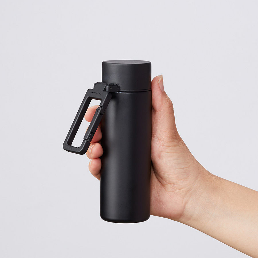 【アウトレット】MOTTERUカラビナハンドルサーモボトル130ml　ver.2
