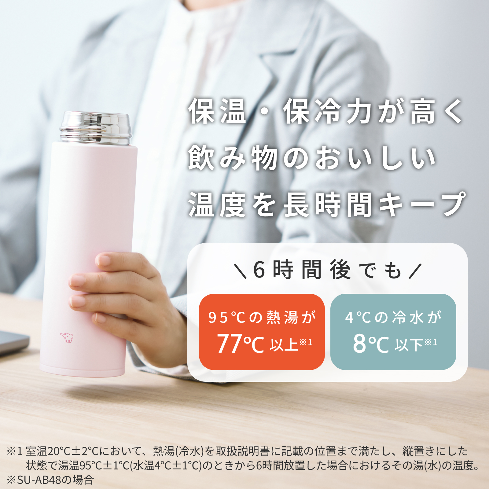 象印　ステンレスマグ　スクリュー　480ml