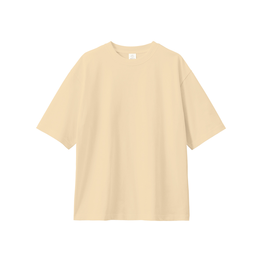 カスタムデザインオーガニックコットンTシャツ　オーバーサイズ