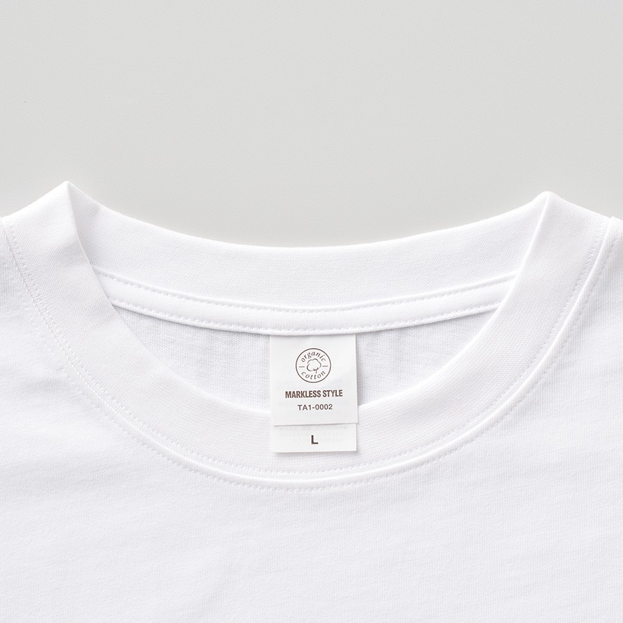 カスタムデザインオーガニックコットンTシャツ　オーバーサイズ