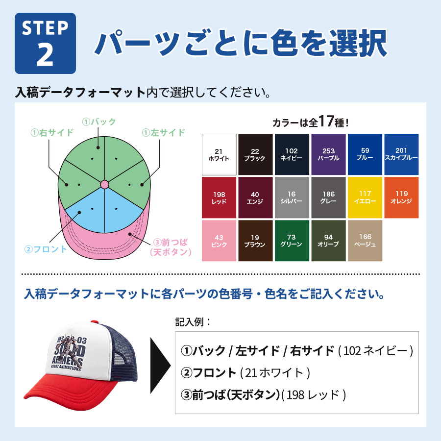 スマートオーダーキャップ