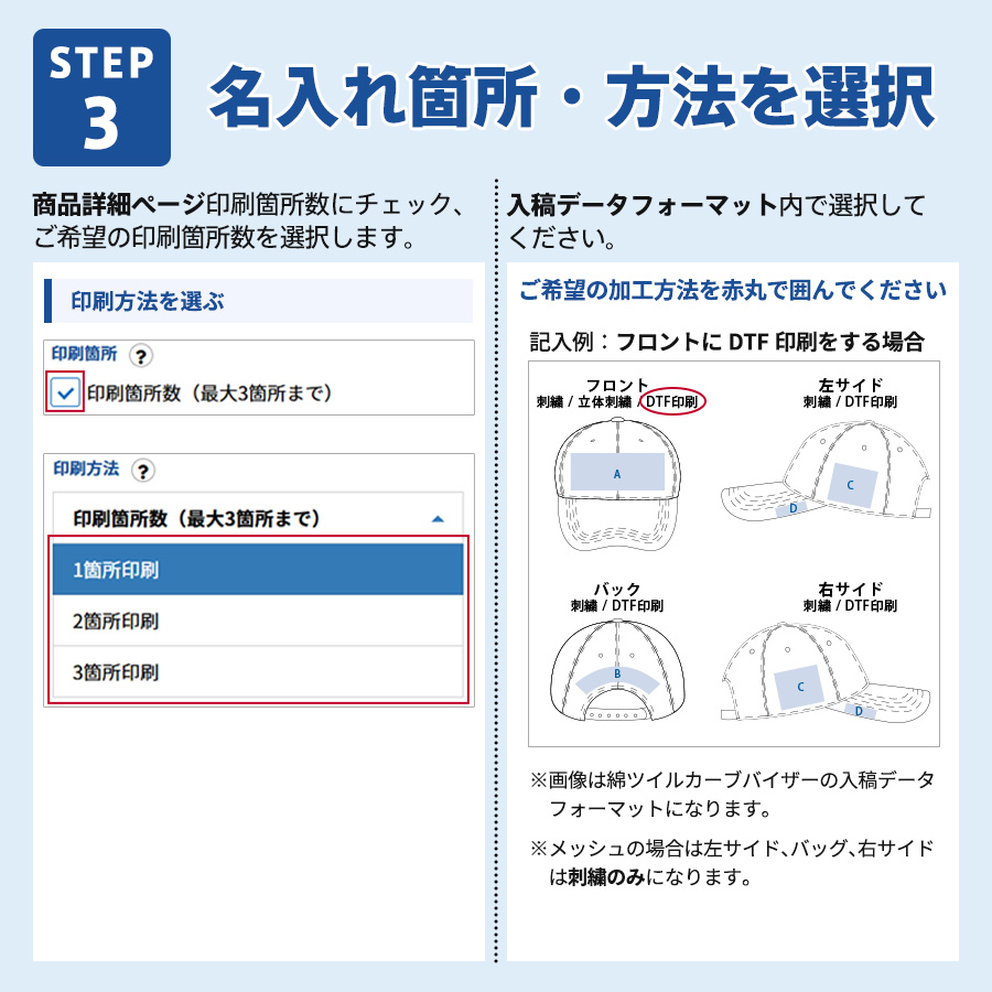 スマートオーダーキャップ