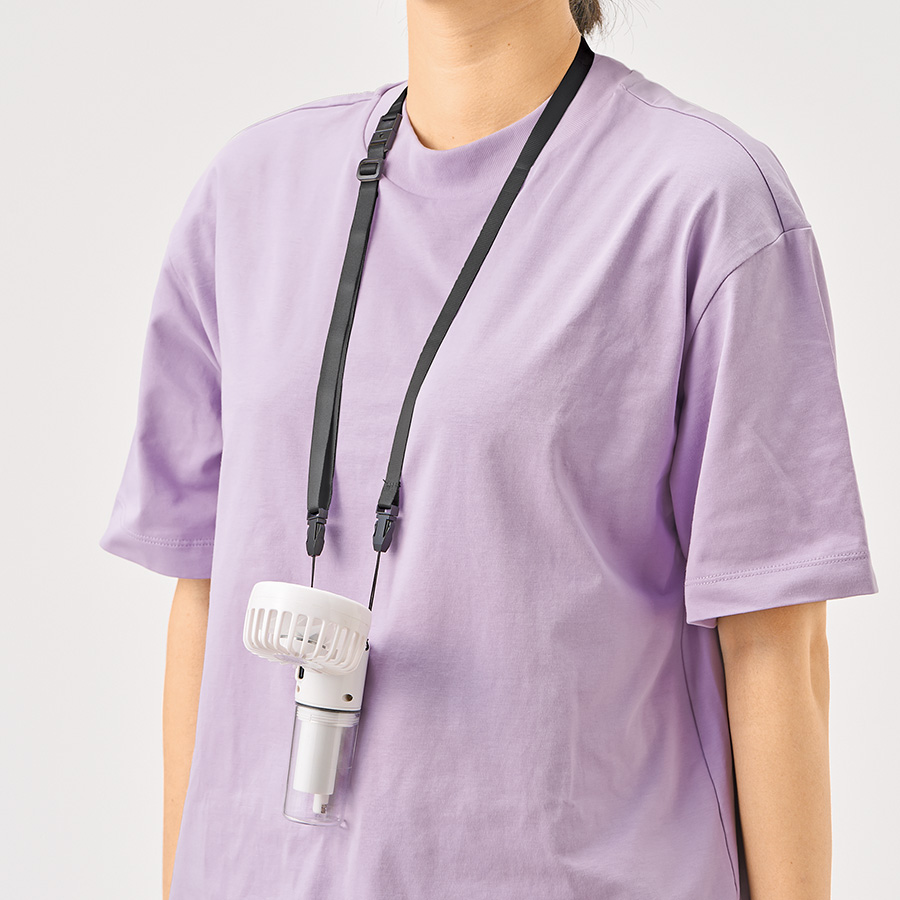 ポータブルミストUSBファン