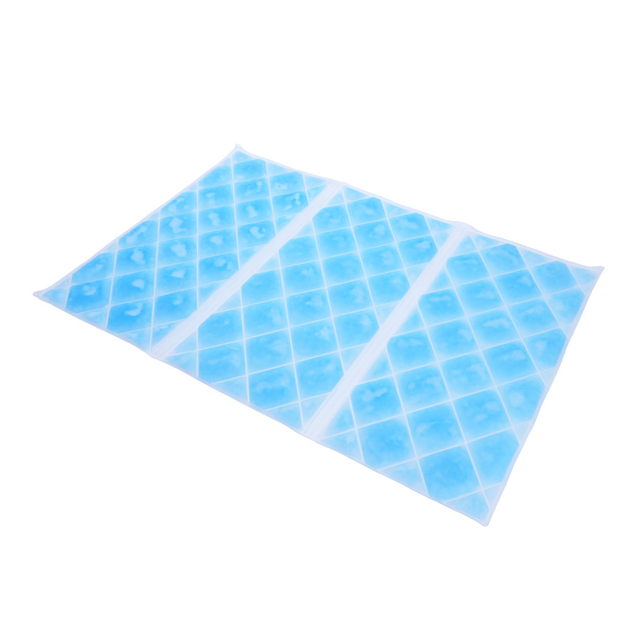 アイス敷きパッド（EVAポーチ付）　ライトブルー
