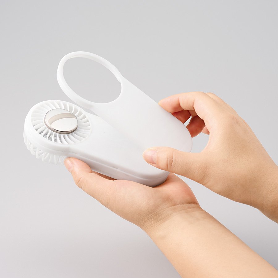 【先行掲載】全面印刷できる冷却プレートUSBハンディファン