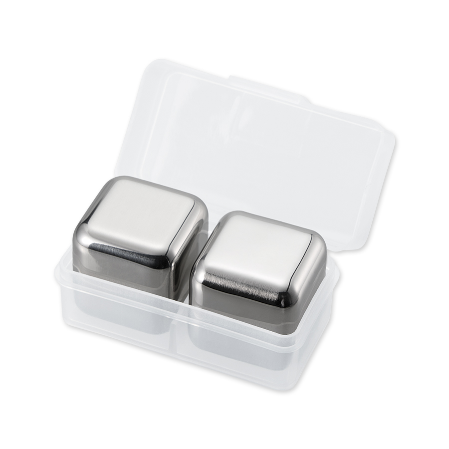 ステンレスアイスキューブ　シルバー