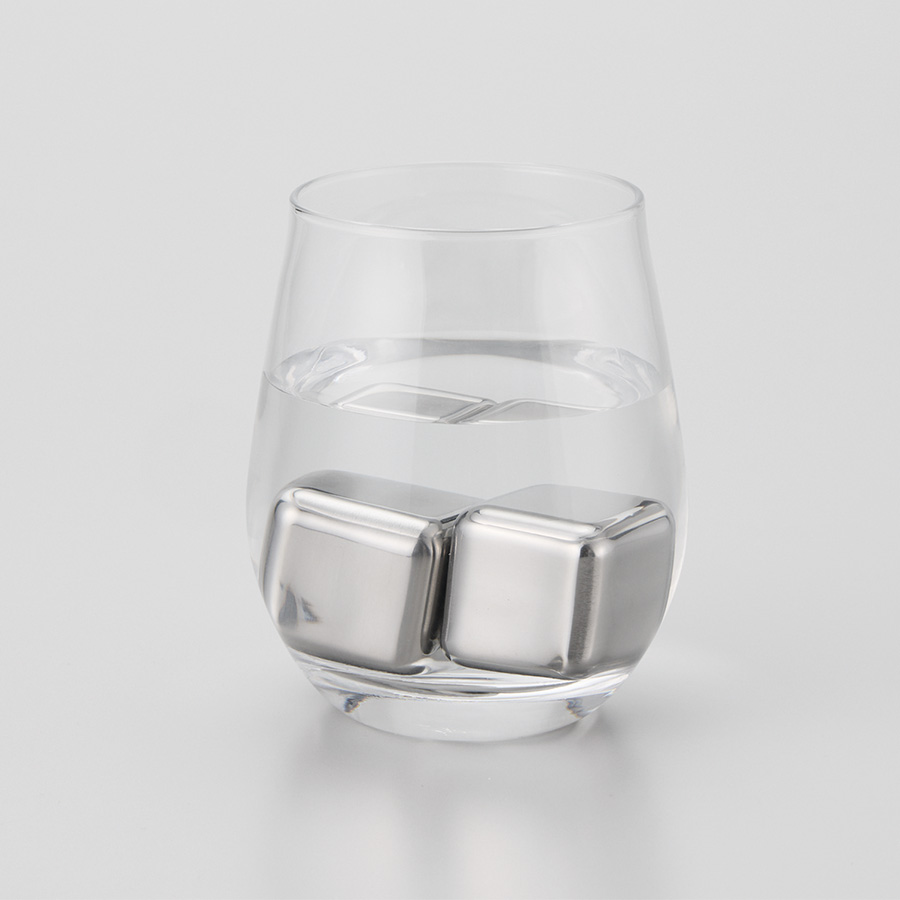 ステンレスアイスキューブ　シルバー