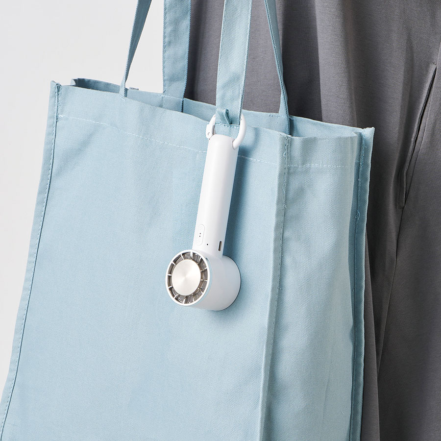 【先行掲載】冷却プレートカラビナUSBハンディファン（リン酸鉄使用）