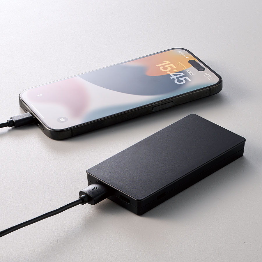 全面印刷できるモバイルチャージャー5000コンパクト