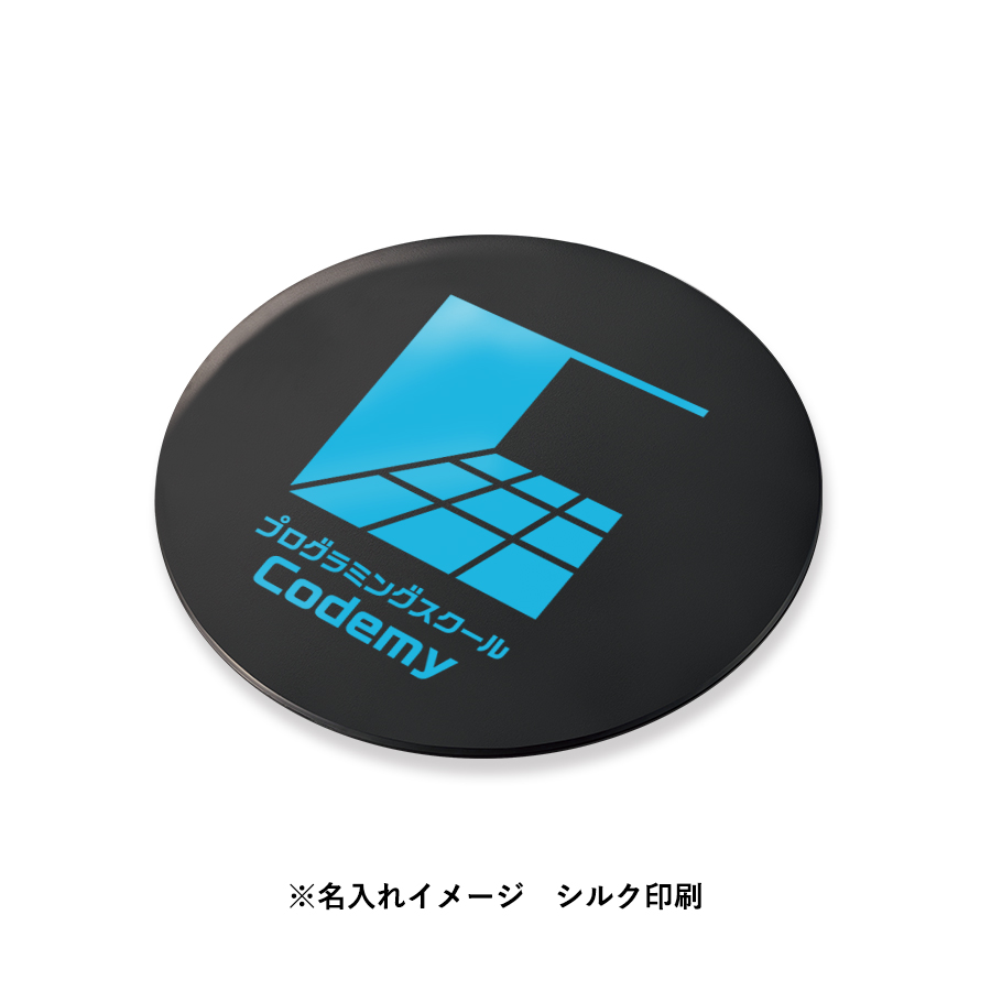 全面印刷できるワイヤレス充電器　ラウンド　10W