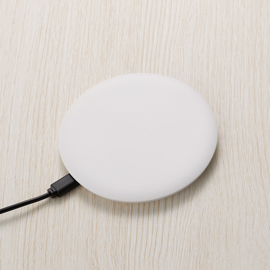 全面印刷できるワイヤレス充電器　ラウンド　10W
