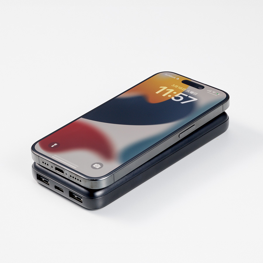 ワイヤレスシンプルモバイルチャージャー10000