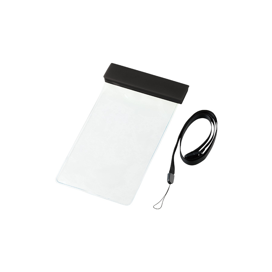 モバイルウォータープルーフポーチ６.９インチ（クリップ全面印刷対応）