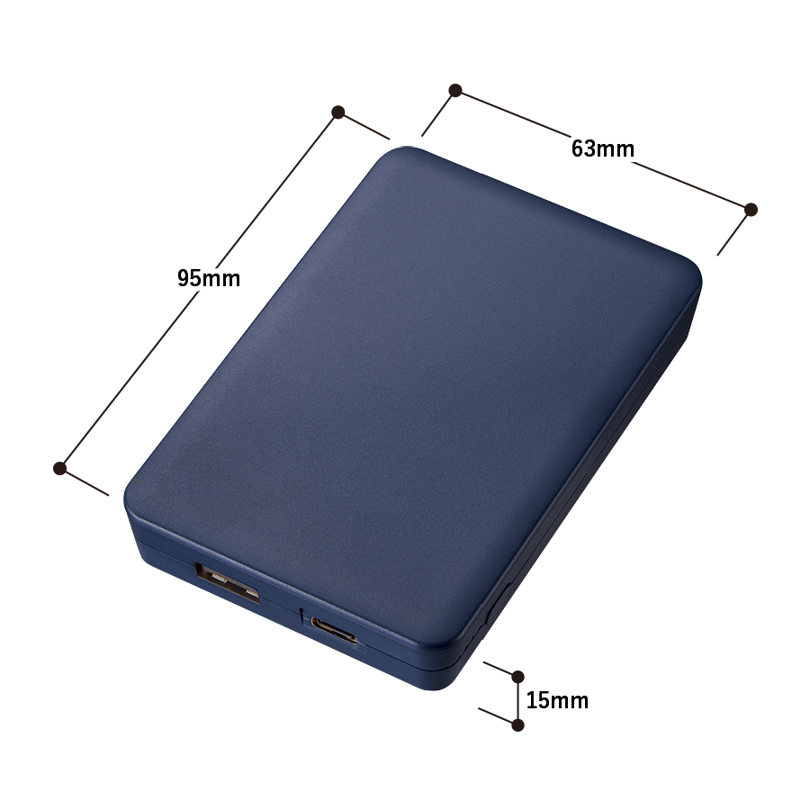 全面印刷できるモバイルチャージャー4000　スクエア