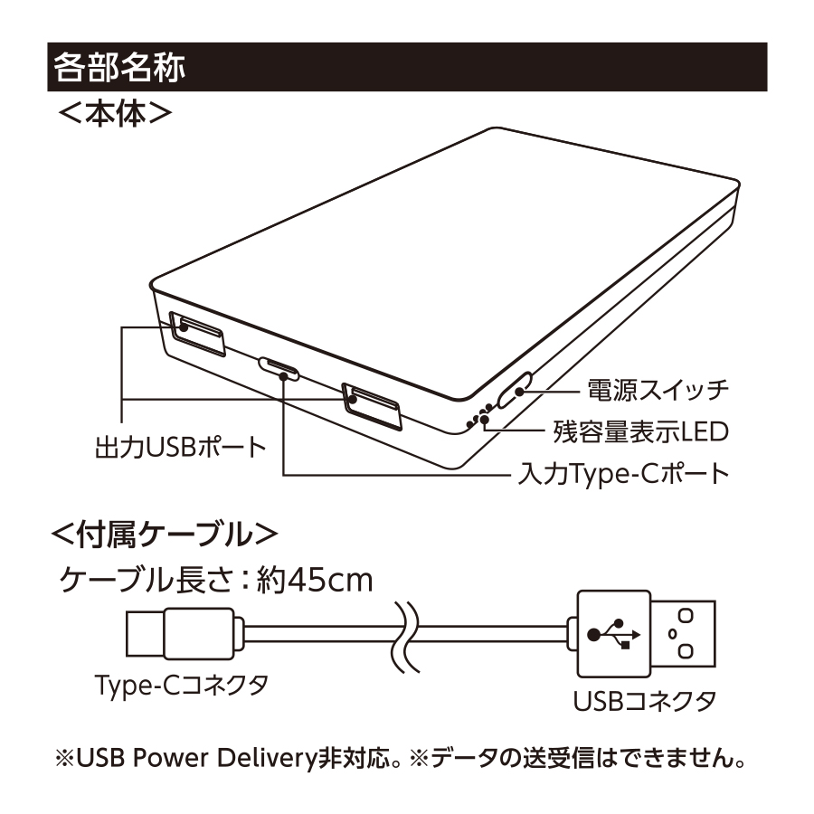 【先行掲載】全面印刷できるモバイルチャージャー10000（リン酸鉄使用）