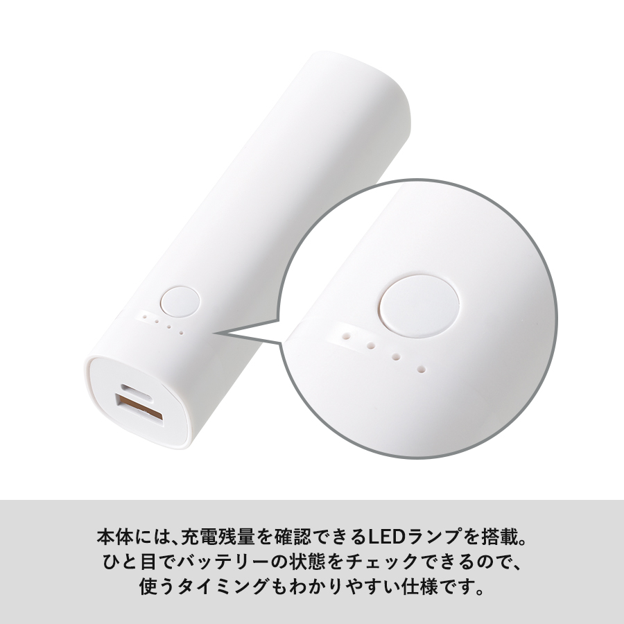 ポケットスリムモバイルチャージャー2000（準固体使用）