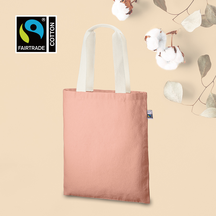 フェアトレードコットンフラットトート