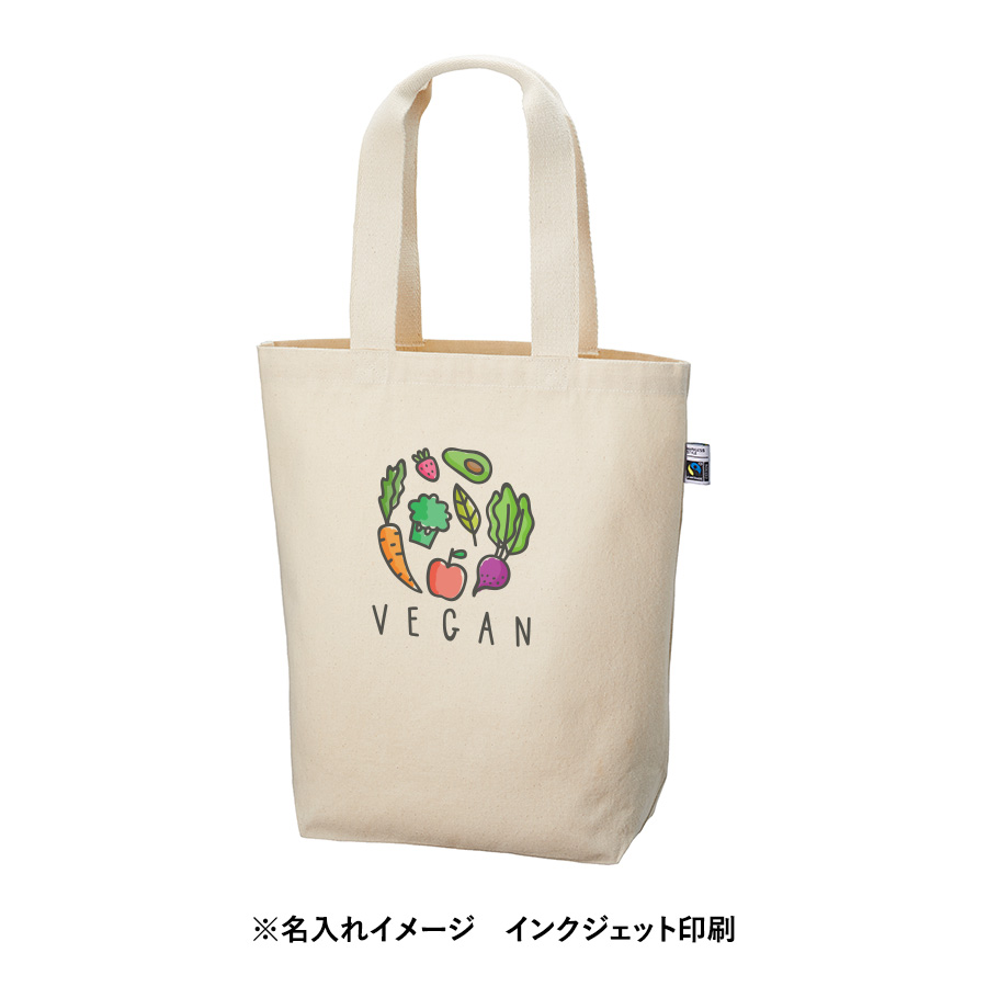 フェアトレードコットントート（M）　ナチュラル