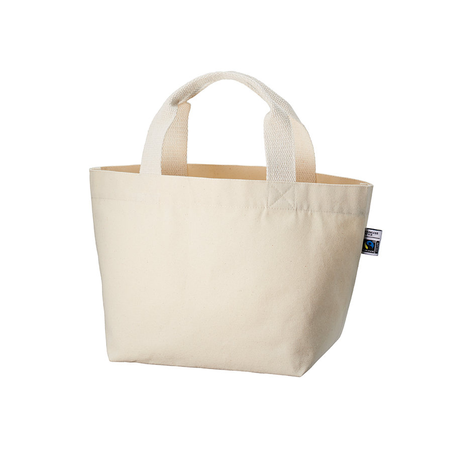 フェアトレードコットンキャンバストート（S）　ナチュラル