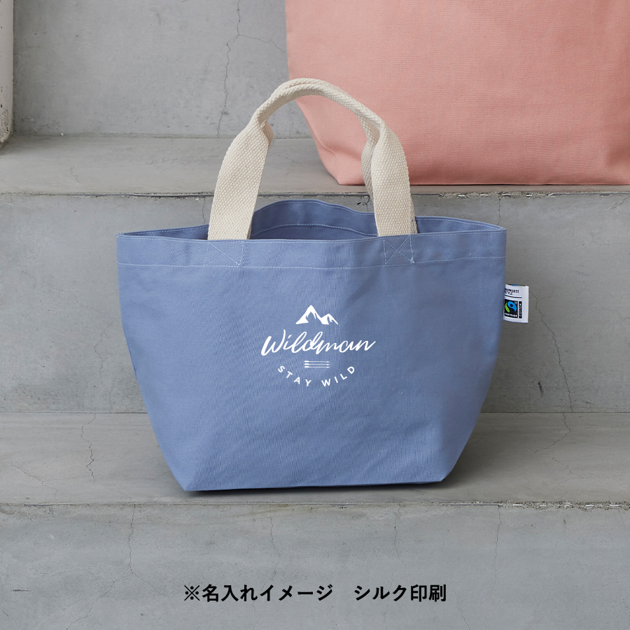 【アウトレット】フェアトレードコットンキャンバストート（S） 内ポケット