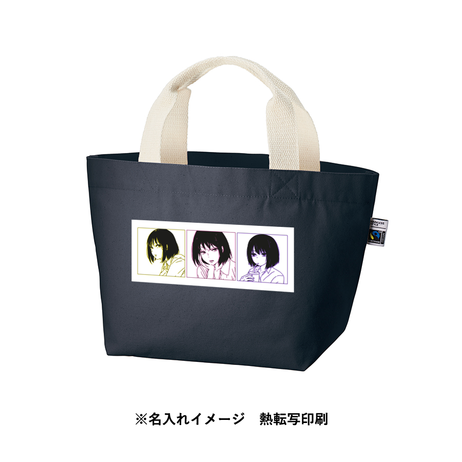 【アウトレット】フェアトレードコットンキャンバストート（S） 内ポケット