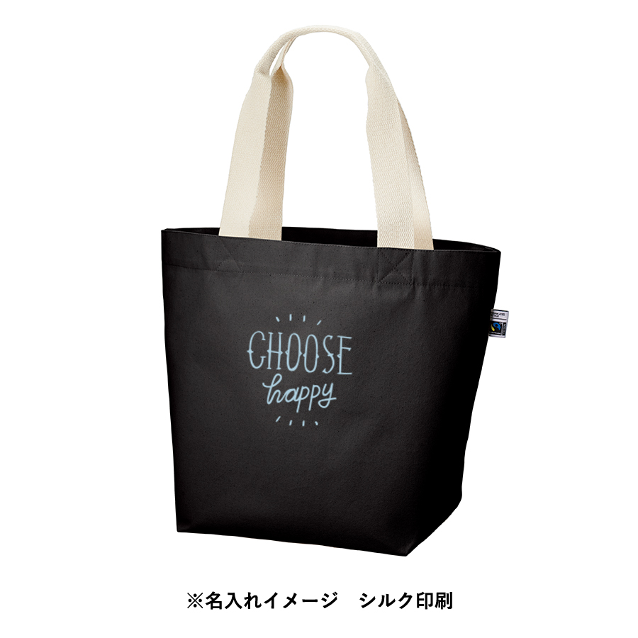 【アウトレット】フェアトレードコットンキャンバストート（M） 内ポケット