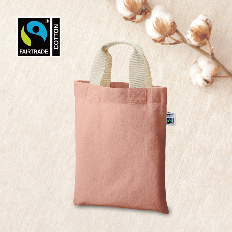 フェアトレードコットンA4フラットバッグ