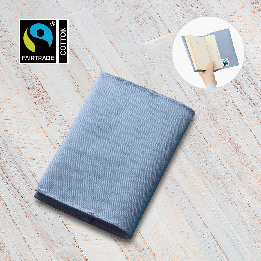 TF-0024【アウトレット】フェアトレードコットンブックカバー