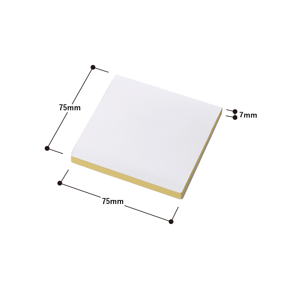 【プリント必須商品】カスタムデザイン付箋　方眼