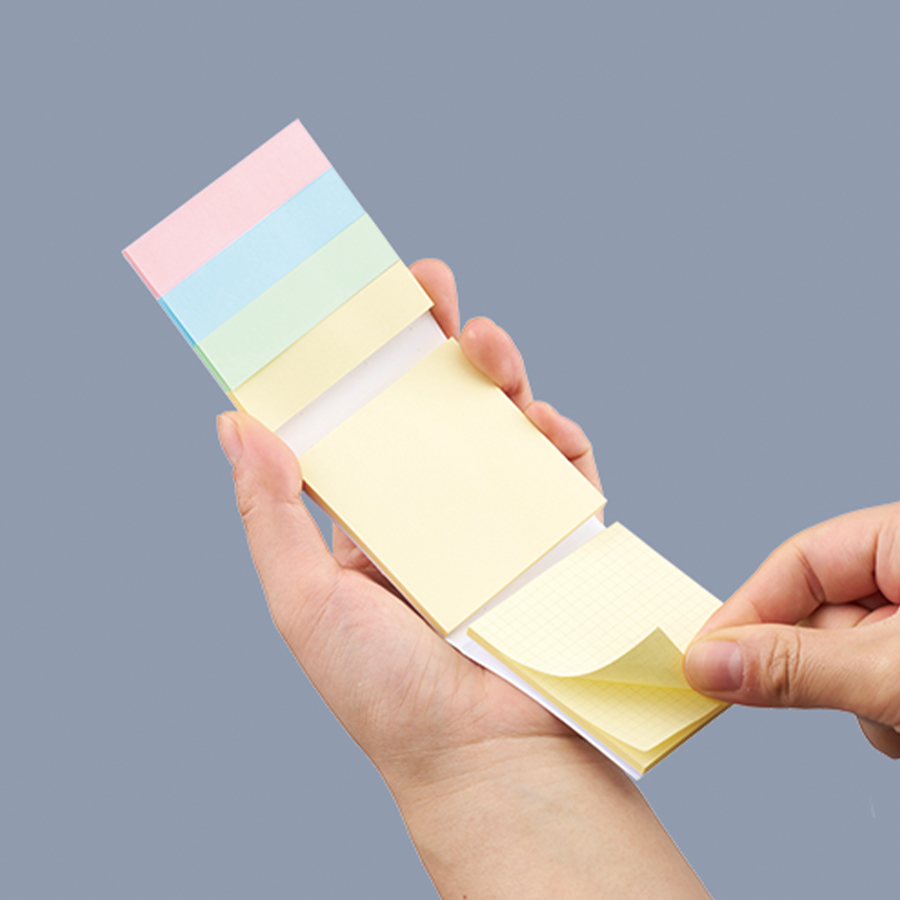 【プリント必須商品】カスタムデザイン付箋　三つ折り型