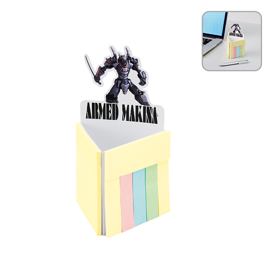 【プリント必須商品】カスタムデザイン付箋　スタンドポップ　ダブル