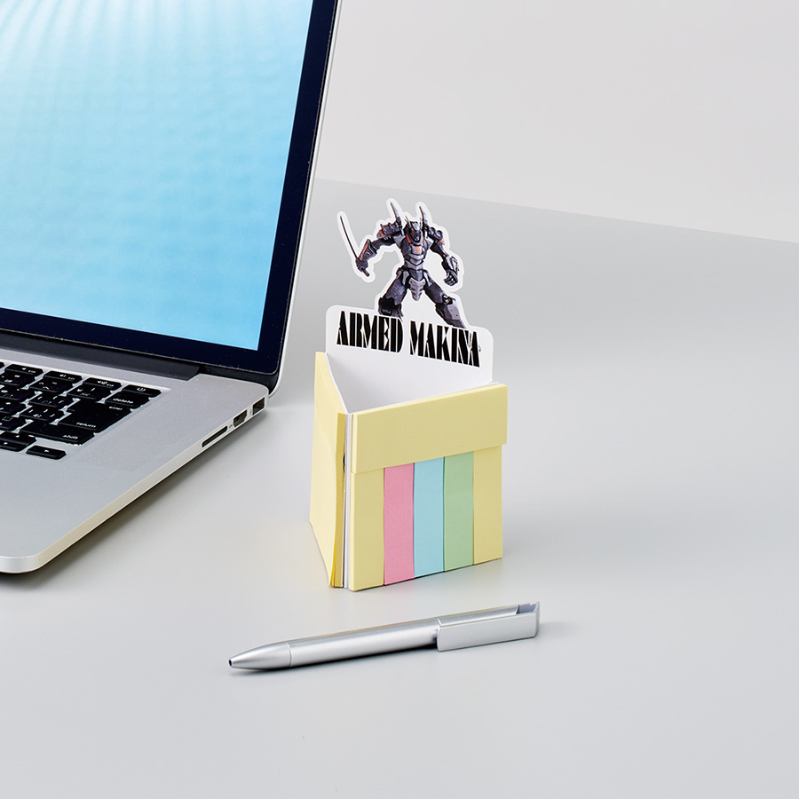 【プリント必須商品】カスタムデザイン付箋　スタンドポップ　ダブル