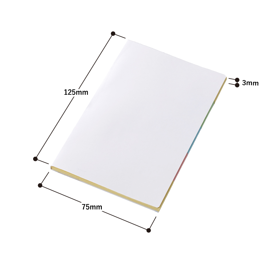 【プリント必須商品】カスタムデザイン付箋　（S）（5点）