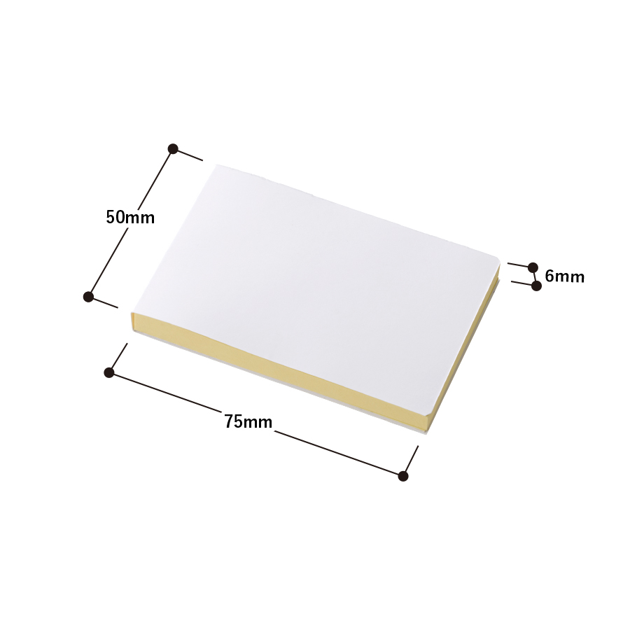 【プリント必須商品】カスタムデザイン付箋　ワイド