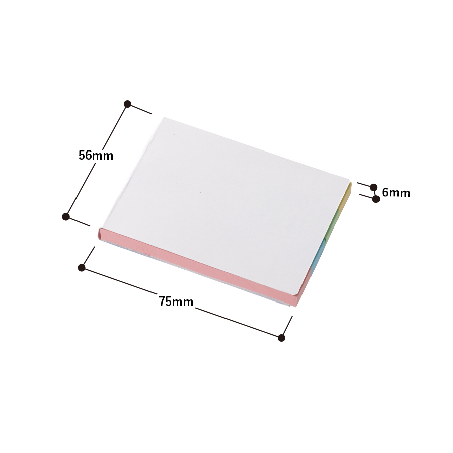 【プリント必須商品】カスタムデザイン付箋　ワイドセット