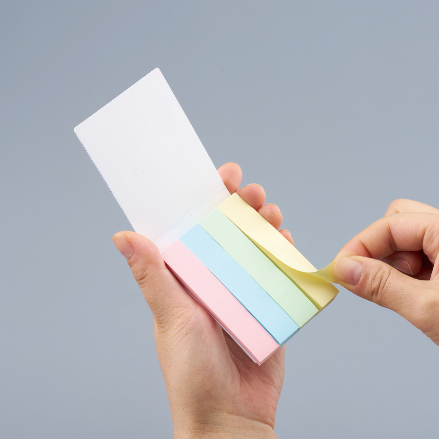 【プリント必須商品】カスタムデザイン付箋　ワイドセット