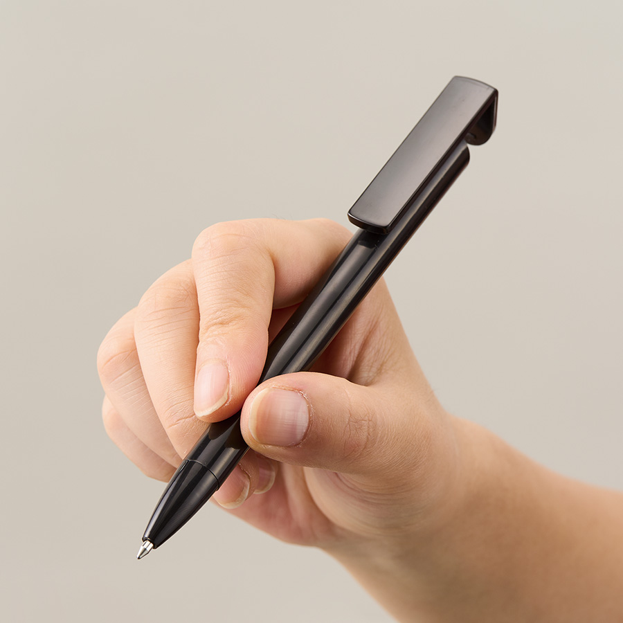 スマホスタンド付OBPボールペン（再生PET）