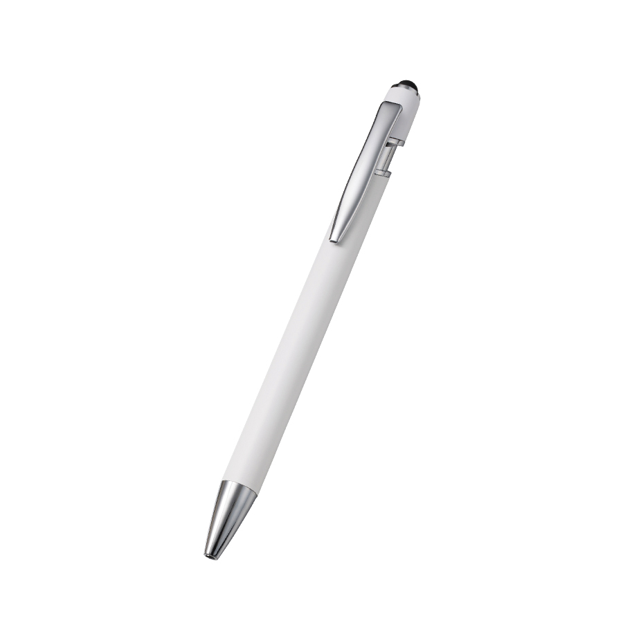 タッチペン付メタルシックボールペン（再生アルミ）