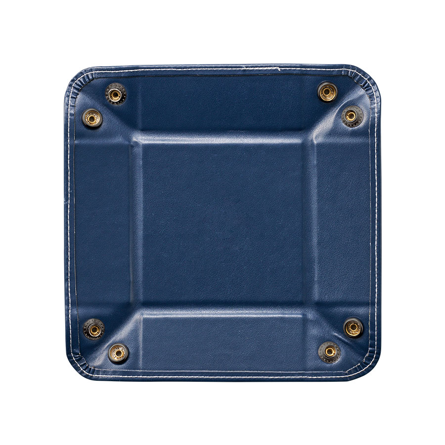 レザースタイルボタントレイ